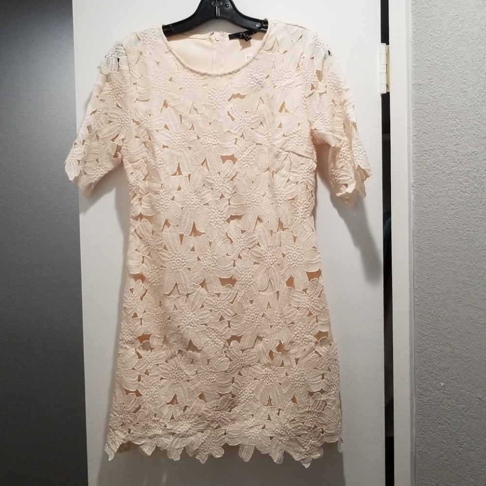 Floral cutout dress wedding party brunch party